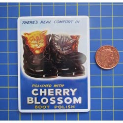 Cherry Blossom Tin Sign with Magnet
